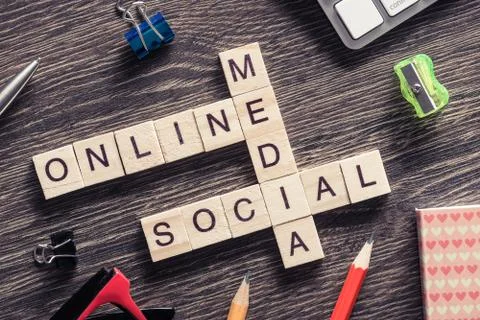 Conceptual business keywords on table with elements of game maki Stock Photos