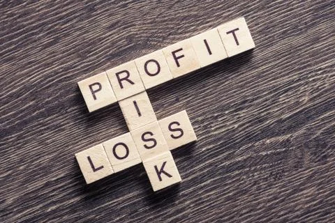 Conceptual business keywords on table with elements of game maki Stock Photos