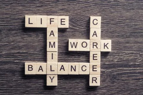 Conceptual business keywords on table with elements of game maki Stock Photos