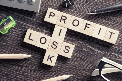Conceptual business keywords on table with elements of game maki Stock Photos