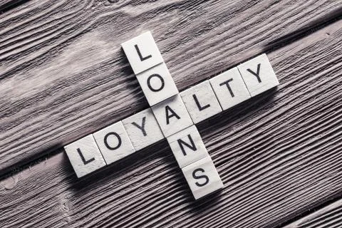 Conceptual business keywords on table with elements of game maki Stock Photos