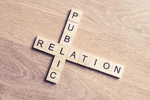 Conceptual business keywords on table with elements of game maki Stock Photos