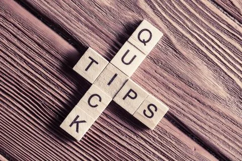 Conceptual business keywords on table with elements of game maki Stock Photos