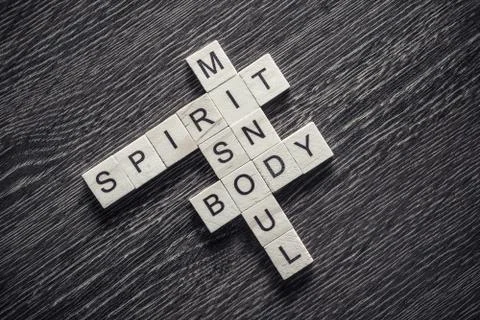 Conceptual business keywords on table with elements of game maki Stockfoto's