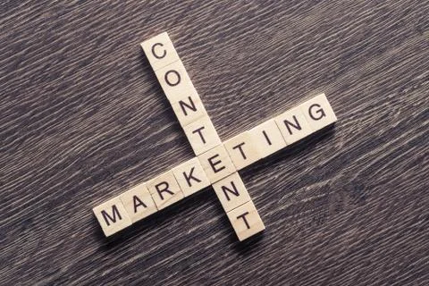 Conceptual business keywords on table with elements of game maki Stock Photos