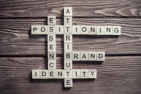 Conceptual business keywords on table with elements of game maki Stock Photos