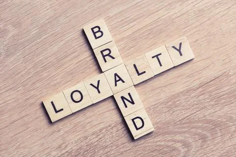 Conceptual business keywords on table with elements of game making crossword Stock Photos