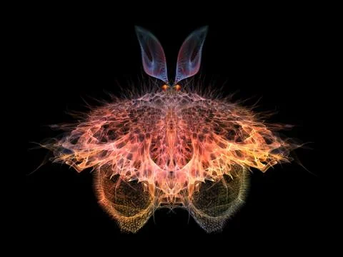 Conceptual Butterfly Stock Illustration