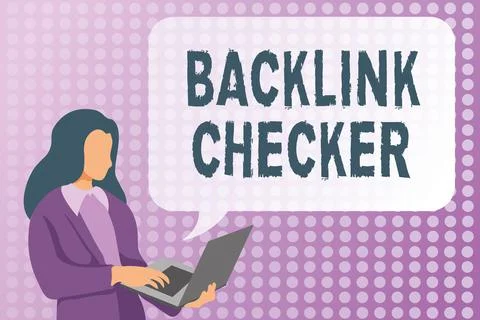 Conceptual caption Backlink Checker. Business idea Find your competitors most Stock Illustration
