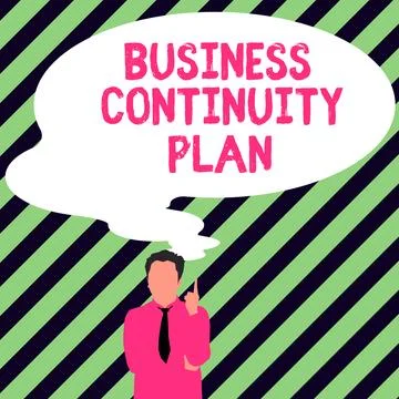 Conceptual caption Business Continuity Plan. Word Written on creating systems イラスト素材