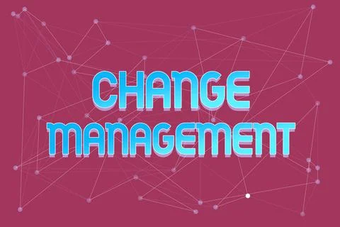 Conceptual caption Change Management. Word Written on Replacement of leadership 스톡 일러스트