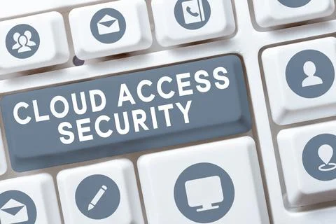Conceptual caption Cloud Access Security. Business concept protect cloudbased Stockfoto's