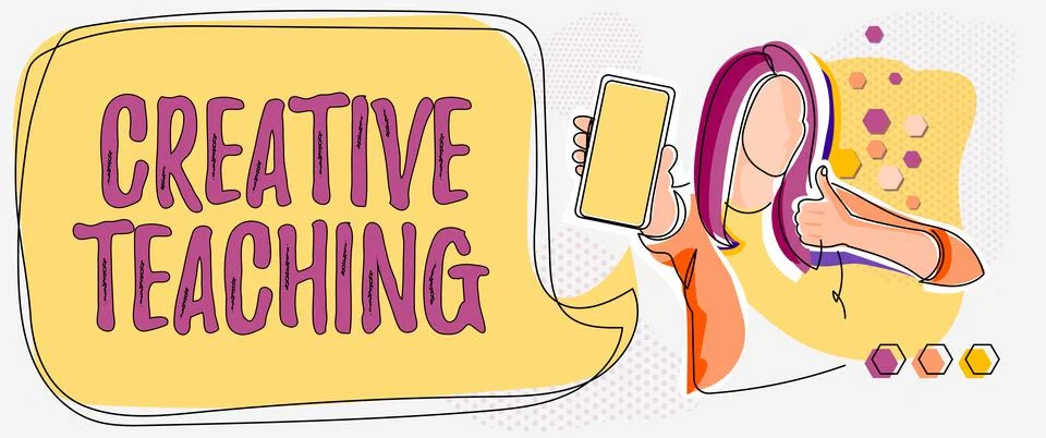 Conceptual caption Creative Teaching. Internet Concept the act of coaching in イラスト素材