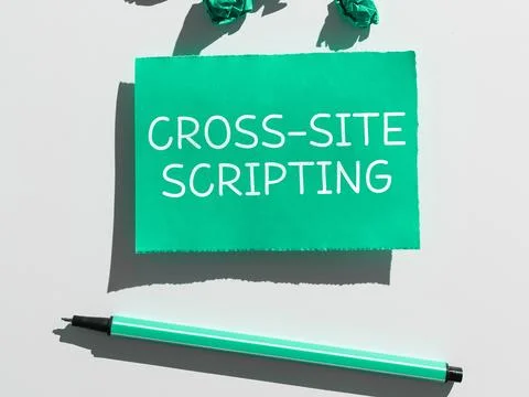 Conceptual caption Cross Site Scripting. Business concept type of security Photos