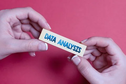 Conceptual caption Data Analysis. Business approach Business intelligence and Stock Photos