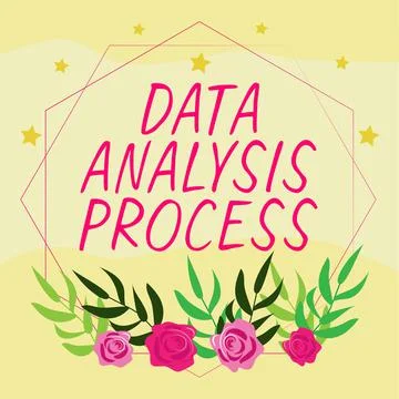Conceptual caption Data Analysis Process. Conceptual photo the procedures or 스톡 일러스트