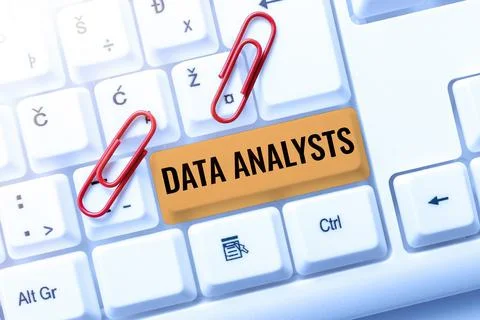 Conceptual caption Data Analysts. Concept meaning Programmer Design and Create Stock Photos