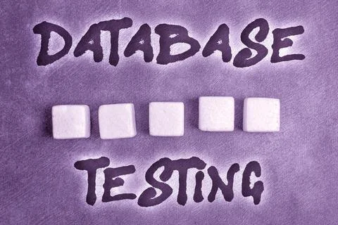 Conceptual caption Database Testing. Concept meaning involves the retrieved Foto stock