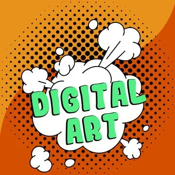 Conceptual caption Digital Art. Word Written on use of skill and creative Stock Illustration