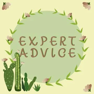 Conceptual caption Expert Advice. Conceptual photo Sage Good Word Professional Stock-Illustration