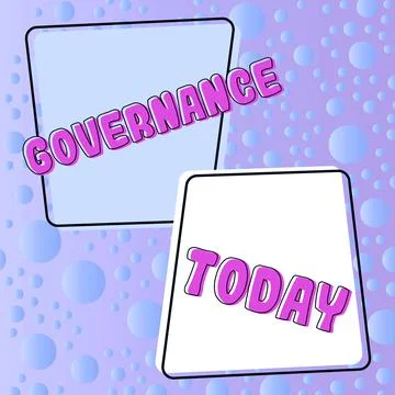 Conceptual caption Governance. Internet Concept exercised in handling an Illustration