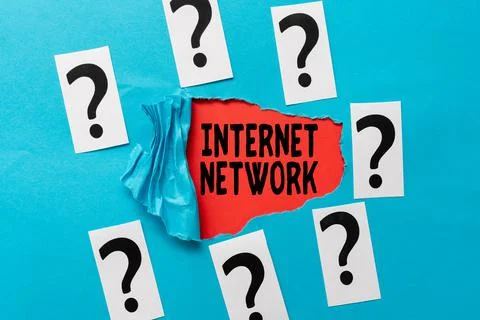 Conceptual caption Internet Network. Conceptual photo connects computers Stock-Fotos