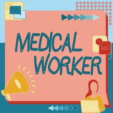 Conceptual caption Mindless Worker. Word Written on Having no intelligent Stock Illustration