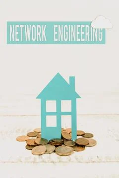 Conceptual caption Network Engineering. Business idea professional who has the Stock Photos