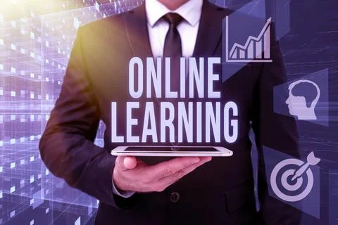 Conceptual caption Online Learning. Internet Concept Larning with the assistance Stockfoto's