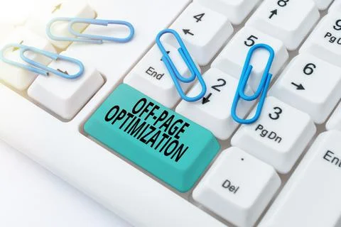Conceptual caption Off Page Optimization. Business approach Website External Stock Photos