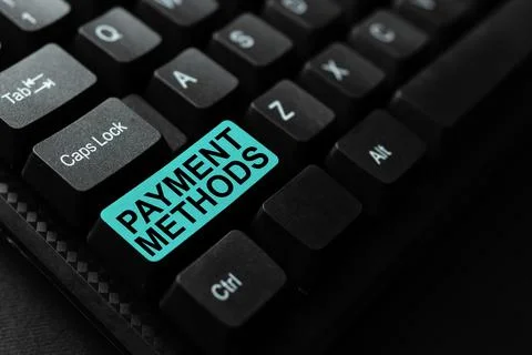Conceptual caption Payment Methods. Business approach Several ways utilized to Stock Photos