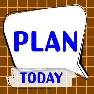 Conceptual caption Plan. Internet Concept Start of a detailed proposal of doing イラスト素材