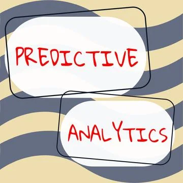 Conceptual caption Predictive Analytics. Business approach Optimize Collection Stock Illustration