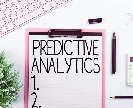 Conceptual caption Predictive Analytics. Word Written on Optimize Collection Foto stock