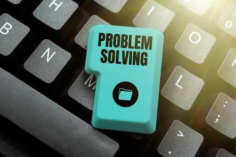 Conceptual caption Problem Solving. Conceptual photo having a good capability of Stock Photos