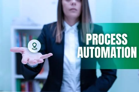 Conceptual caption Process AutomationTransformation Streamlined Robotic To avoid Stock Photos