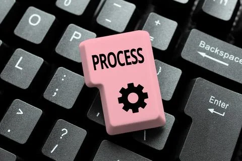 Conceptual caption Process. Concept meaning Standard procedures how to handle a Photos