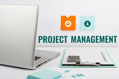 Conceptual caption Project ManagementApplication Process Skills to Achieve 写真素材