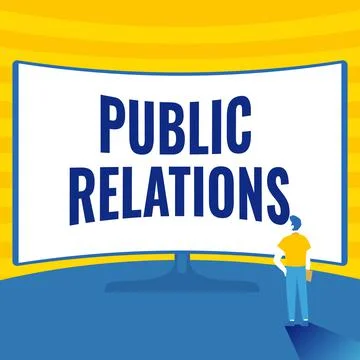 Conceptual caption Public Relations. Internet Concept practice managing spread 스톡 일러스트