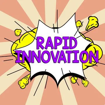 Conceptual caption Rapid Innovation. Internet Concept characteristic of a Stock Illustration