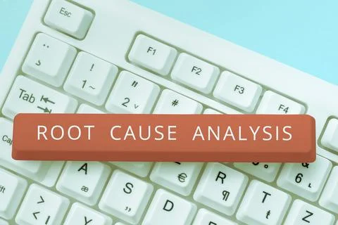 Conceptual caption Root Cause Analysis. Word for Method of Problem Solving 스톡 사진