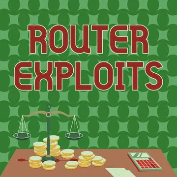 Conceptual caption Router Exploits. Concept meaning takes advantage of a Stock Illustration