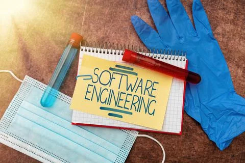 Conceptual caption Software Engineering. Business showcase Program Development Stock Photos