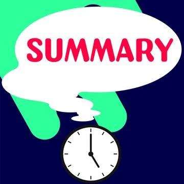 Conceptual caption Summary. Concept meaning Brief Statement Abstract Synopsis Ilustración de archivo