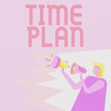 Conceptual caption Time Plan. Business overview a system for paying for goods by Ilustração Stock