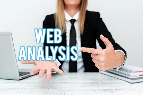 Conceptual caption Web Analysis. Word for Web Analysis Explaining Company Stock Photos