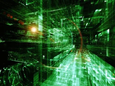 Conceptual City Stock Illustration