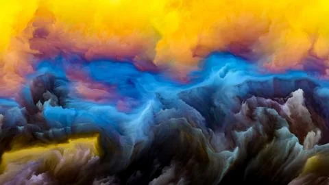 Conceptual Cloudscape Illustration