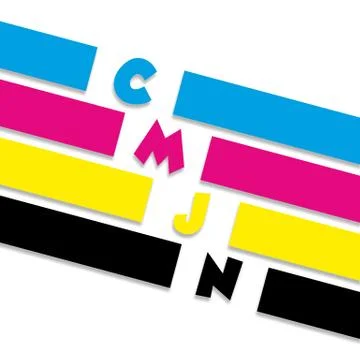 Conceptual CMYK Stock Illustration