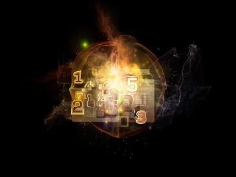 Conceptual Code 스톡 일러스트